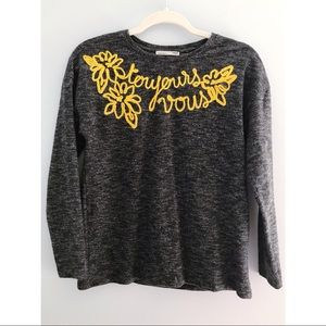 Embroidered French Zara Sweater